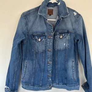 Joe's Distressed Denim Jacket, Size S